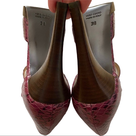 MIU MIU Python Platform Sandals - Picture 11 of 12